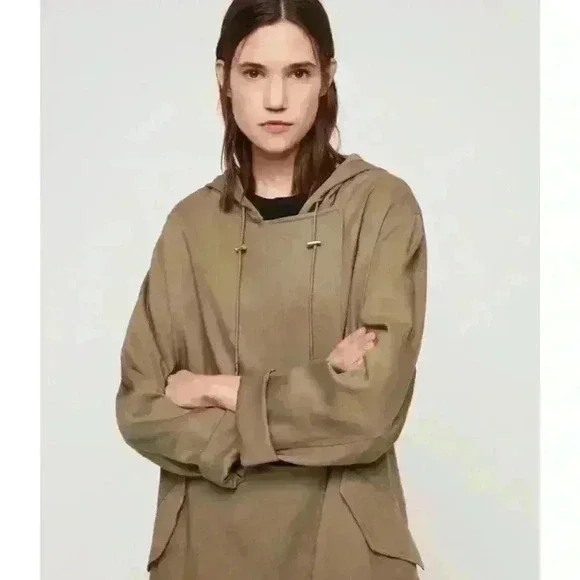 All saints bexley‎ Parker hooded lightweight jacket XS oversized fits up to XL - Picture 4 of 13